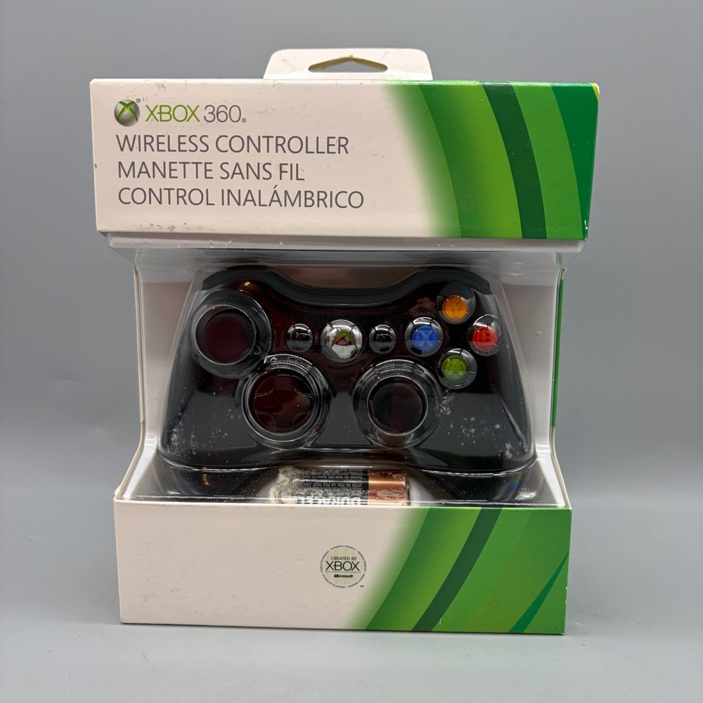 Microsoft Xbox 360 Wireless Controller - Black - Sealed